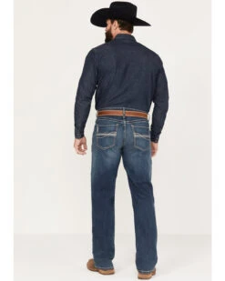 Cinch Men's Grant Medium Stonewash Relaxed Boot Performance Stretch Denim Jeans -Western Cowboy Supplies 2000380041 402 P3