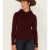RANK 45 Women's Technical Waffle Knit Hooded Top -Western Cowboy Supplies 2000380740 640 P1