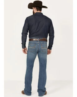 Cody James Men's Light A Shuck Medium Wash Relaxed Bootcut Stretch Denim Jeans -Western Cowboy Supplies 2000381085 413 P3