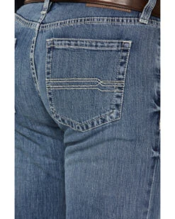 Cody James Men's Shootout Medium Wash Slim Straight Stretch Denim Jeans -Western Cowboy Supplies 2000381186 413 P4