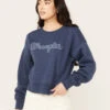Wrangler Retro Women's Logo Graphic Sweatshirt -Western Cowboy Supplies 2000382595 410 P1