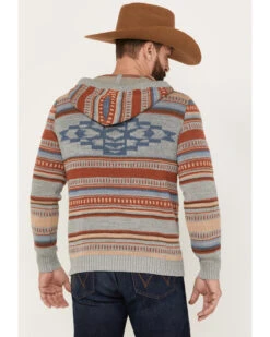 Pendleton Men's Medallion Striped Hooded Pullover -Western Cowboy Supplies 2000383573 020 P4