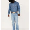 Wrangler Retro Men's Codigo Light Wash Slim Bootcut Stretch Denim Jeans - Long -Western Cowboy Supplies 2000384267 400 P1