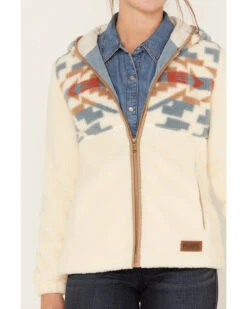 Pendleton Women's Berber Hoodie 8 Pendleton Women's Berber Hoodie -Western Cowboy Supplies 2000384821 101 P3