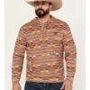 Rock & Roll Denim Men's Southwestern Print Hooded Sweatshirt -Western Cowboy Supplies 2000385202 280 P1