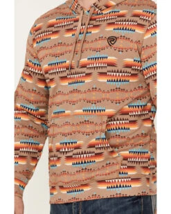 Rock & Roll Denim Men's Southwestern Print Hooded Sweatshirt -Western Cowboy Supplies 2000385202 280 P3