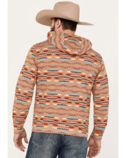 Rock & Roll Denim Men's Southwestern Print Hooded Sweatshirt -Western Cowboy Supplies 2000385202 280 P4