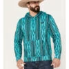 Rock & Roll Denim Men's Southwestern Print Hooded Sweatshirt -Western Cowboy Supplies 2000385203 440 P1