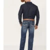 Rock & Roll Denim Men's Medium Wash Straight Reflex Denim Jeans -Western Cowboy Supplies 2000386196 414 P1