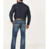 Rock & Roll Denim Men's Pistol Medium Vintage Wash Bootcut Reflex Denim Jeans -Western Cowboy Supplies 2000386203 414 P1