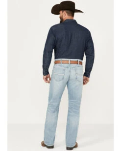 Cinch Men's White Label Light Wash Relaxed Straight Stretch Performance Denim Jeans -Western Cowboy Supplies 2000386397 402 P3