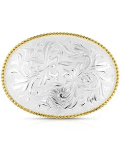 Montana Silversmiths Rosebud Legacy Classic Custom Buckle