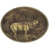 Montana Silversmiths Sculpted Wild Elk Heritage Attitude Belt Buckle -Western Cowboy Supplies 290C14 15 P1