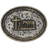 Montana Silversmiths Two-Tone Classic Impressions Christian Cowboy Attitude Belt Buckle -Western Cowboy Supplies 290C45 94 P1