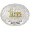 Montana Silversmiths Men's Faith & Wisdom Christian Cowboy Western Belt Buckle -Western Cowboy Supplies 290D95 03 P1